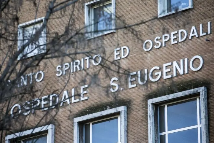 L'ospedale Sant'Eugenio (Ansa)