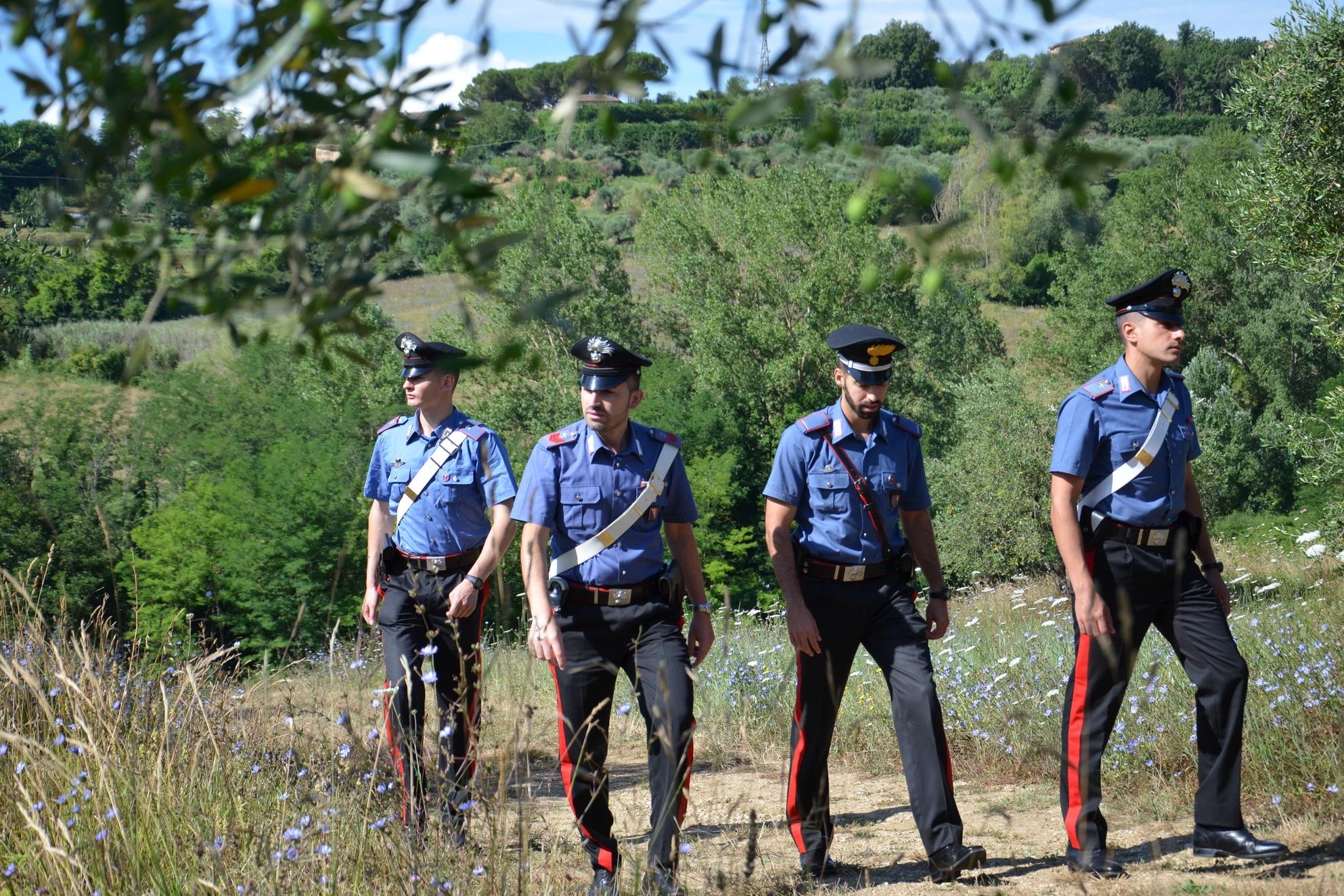 Controlli dell'Arma in campagna (Foto carabinieri)