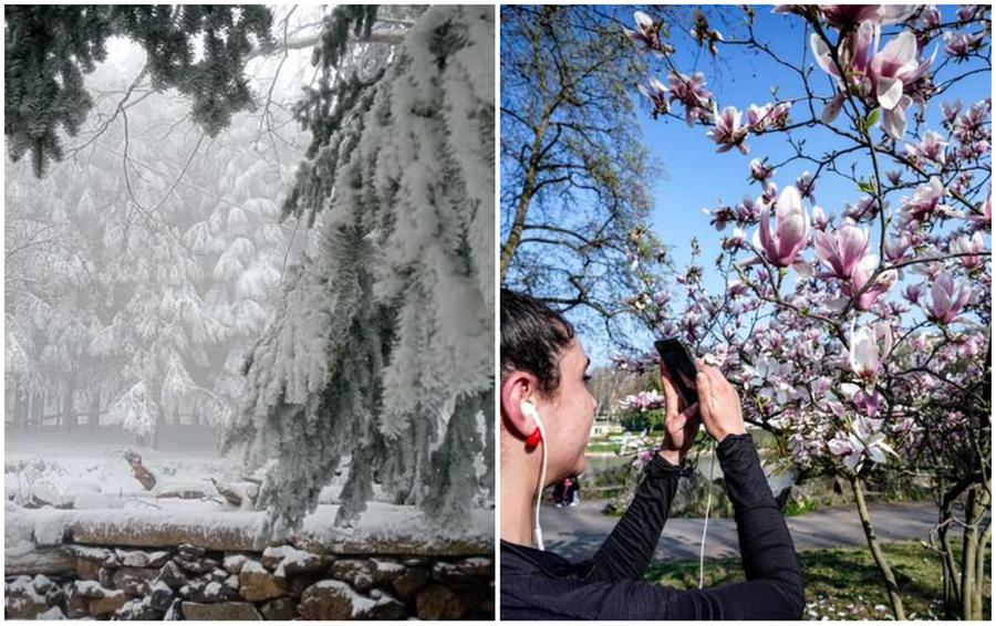 Pasqua, neve e temperature sottozero sul Gennargentu. Ma in bassa quota esplode la primavera