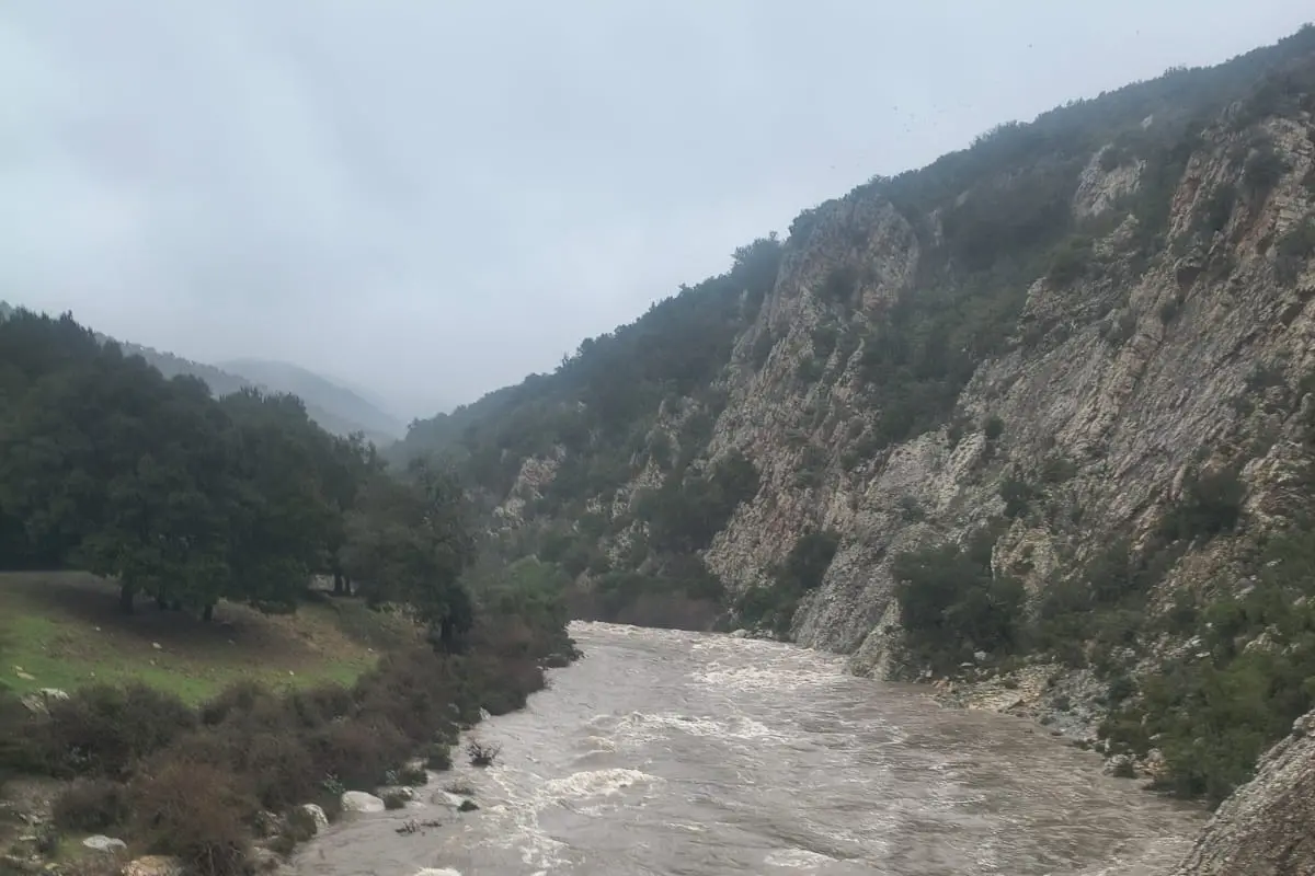 Il torrente in piena