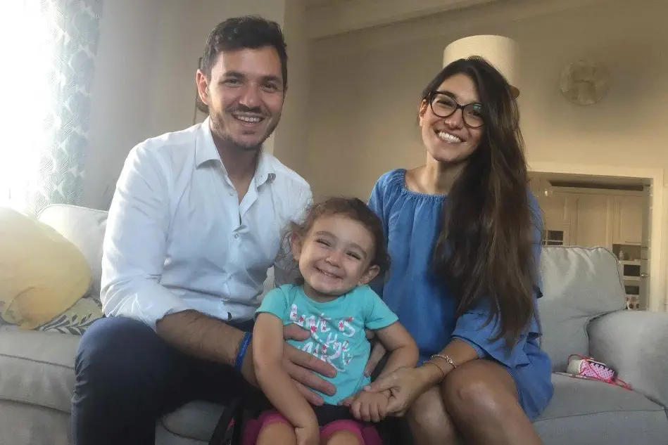 La famiglia al completo (Archivio L'Unione Sarda)