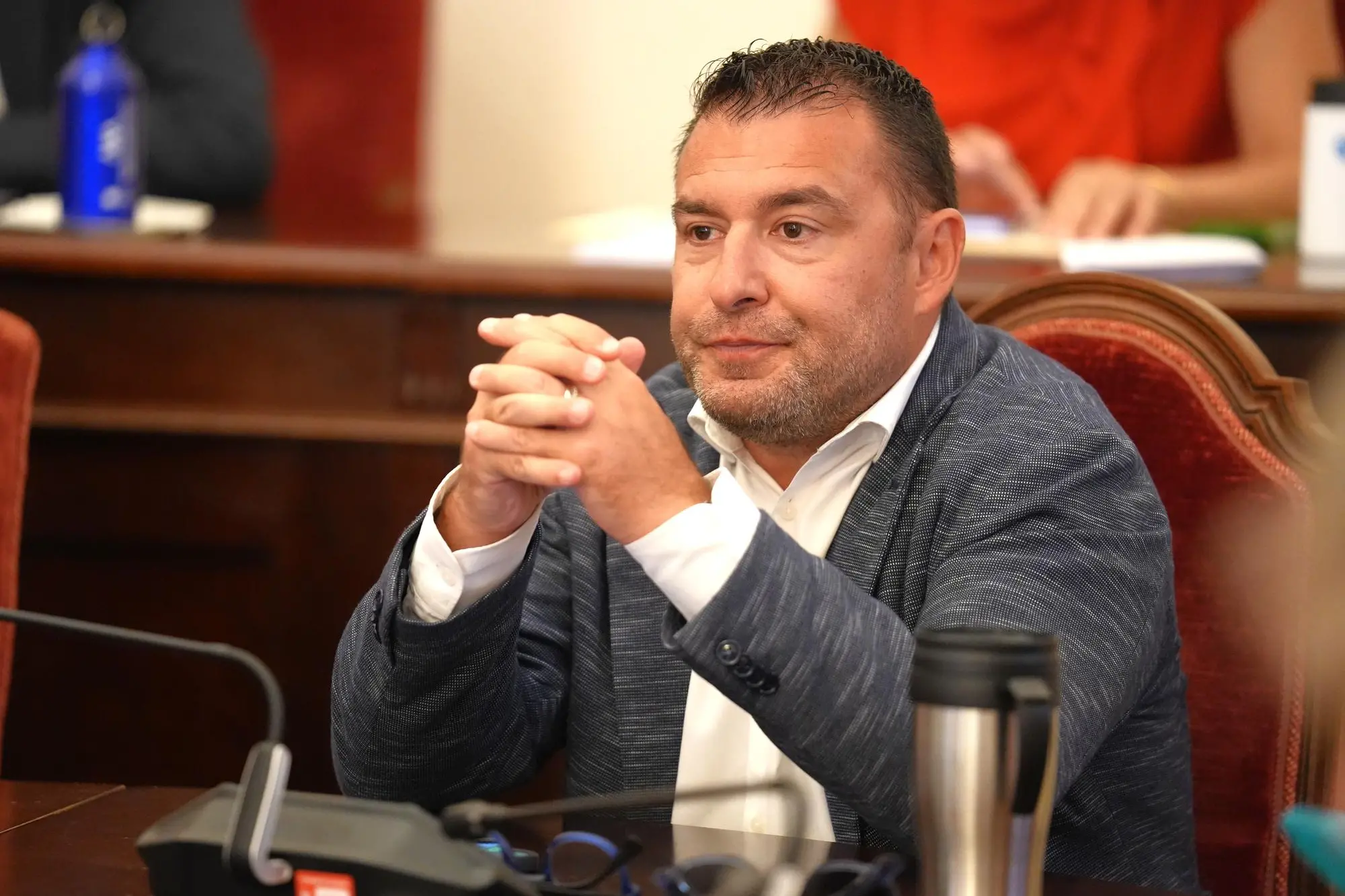 L'assessore all'Ambiente e vicesindaco Pierluigi Salis
