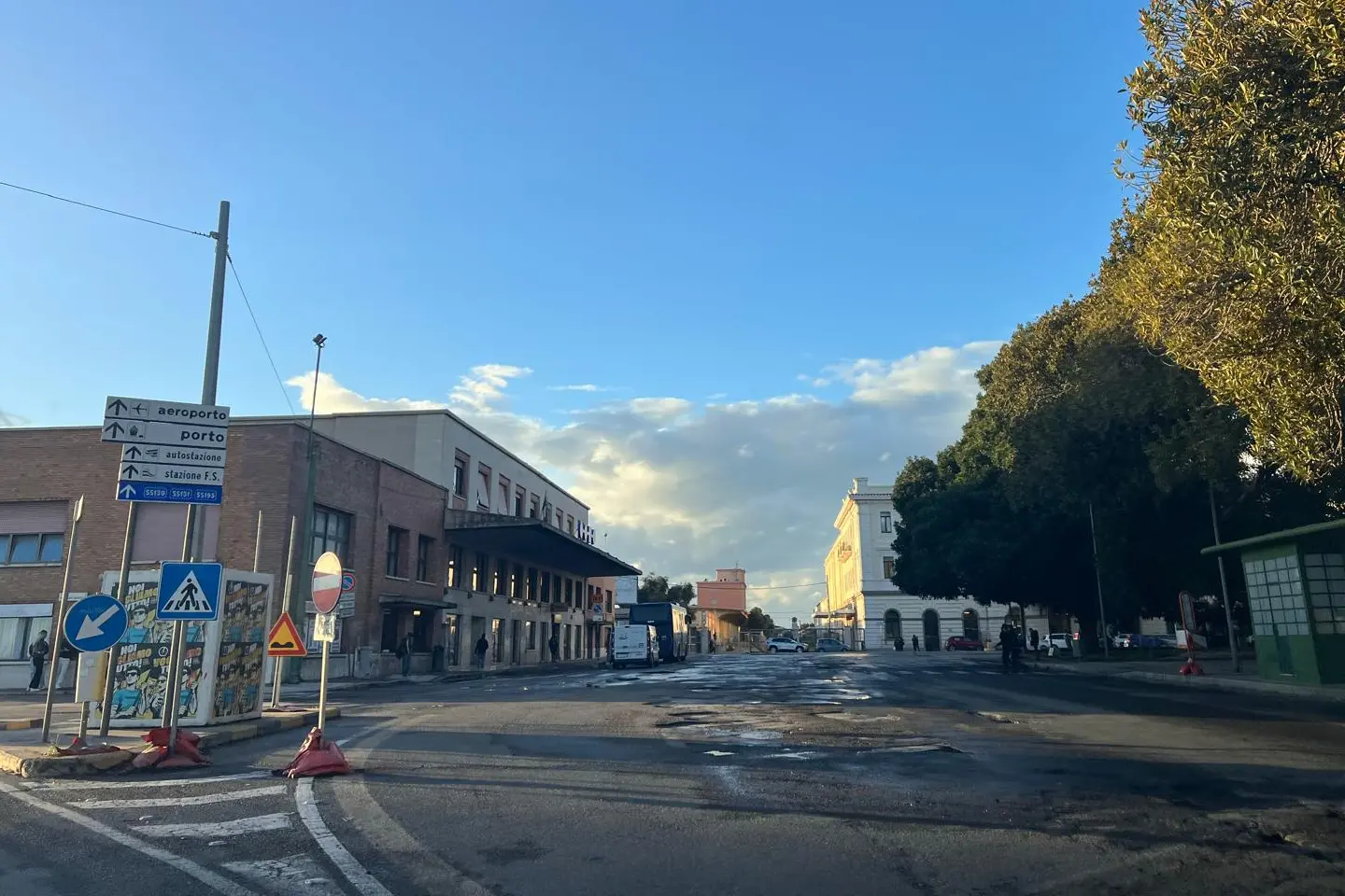 Cagliari, piazza Matteotti (archivio L'Unione Sarda)