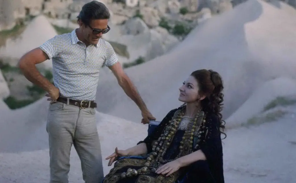 Con Maria Callas sul set di &quot;Medea&quot;