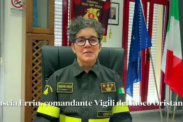 Oristano, la sfida della nuova comandante dei Vigili del fuoco