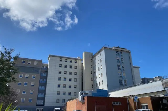 L'ospedale San Martino di Oristano (foto Sara Pinna)