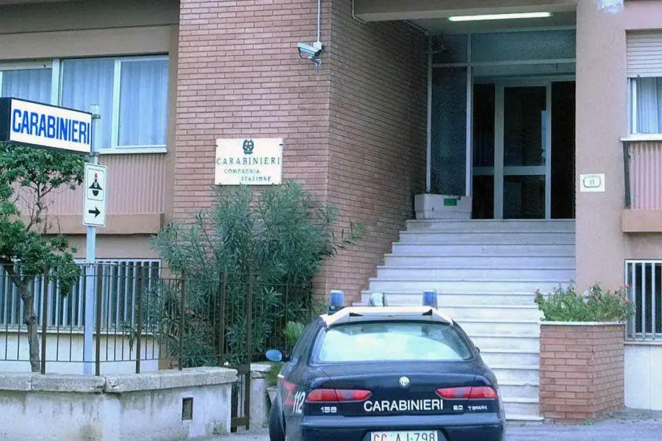 La caserma dei carabinieri di Porto Torres