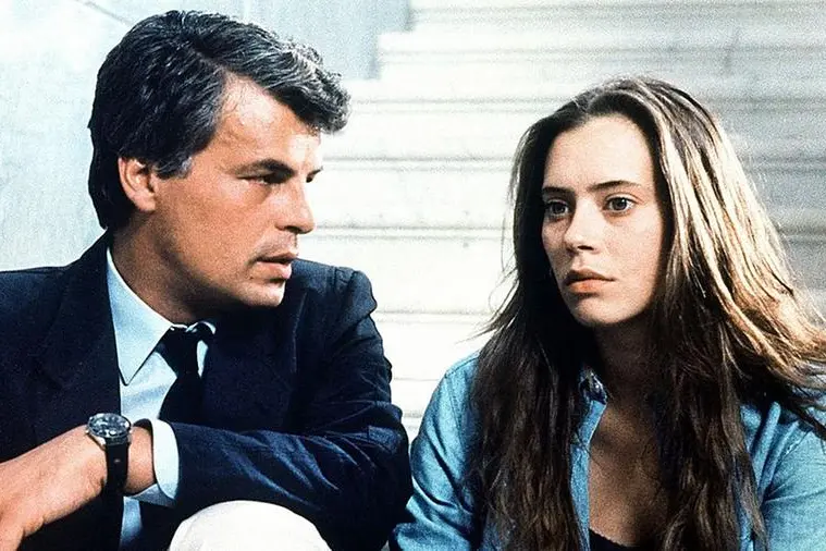 Ne &quot;La Piovra&quot;, con Barbara De Rossi, negli anni Ottanta