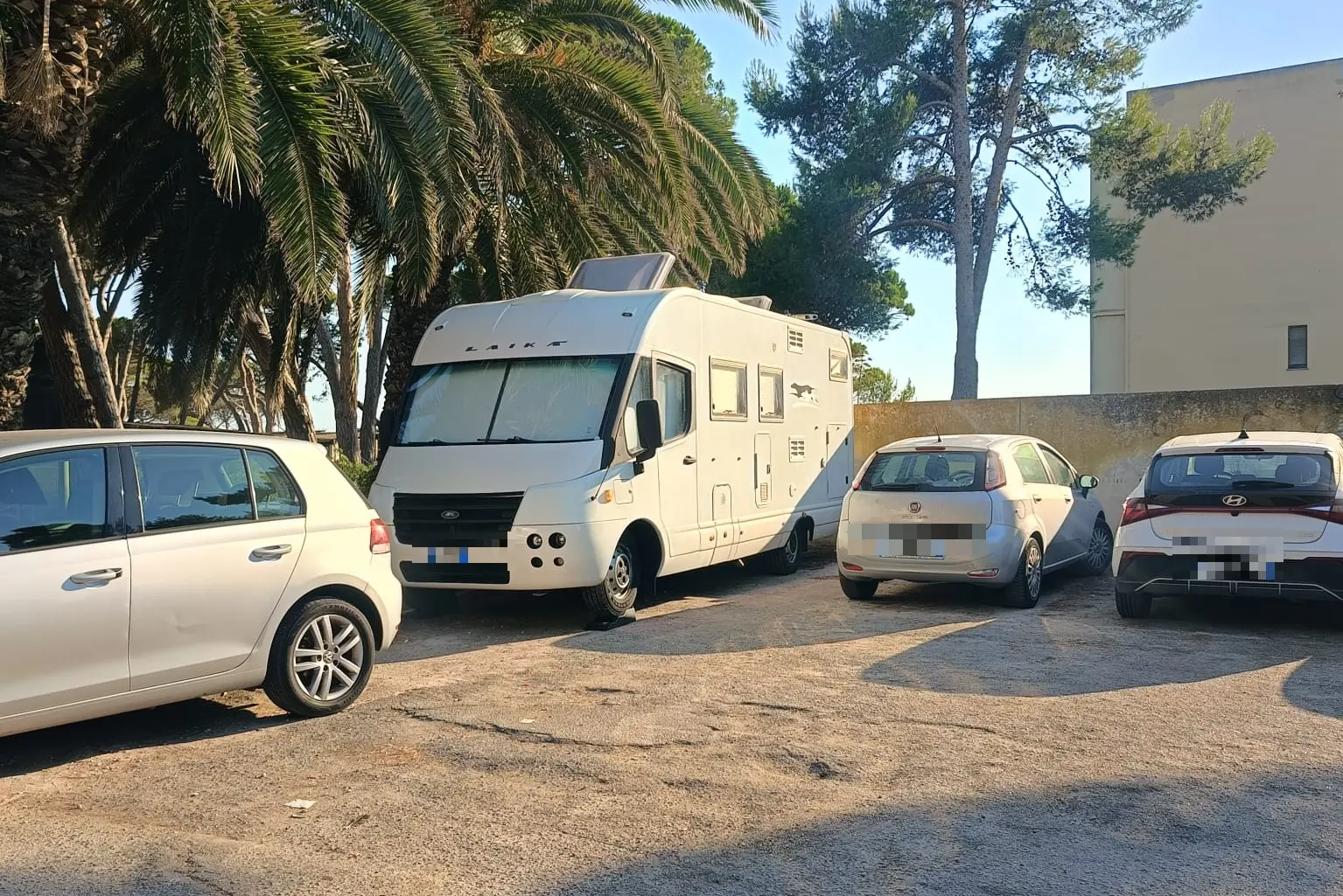 I parcheggi dell'ospedale Marino di Alghero