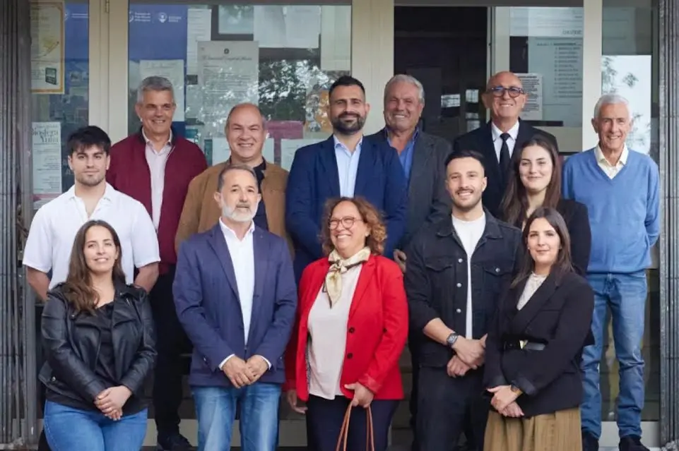 I consiglieri candidati ad Arcidano (Foto concessa)