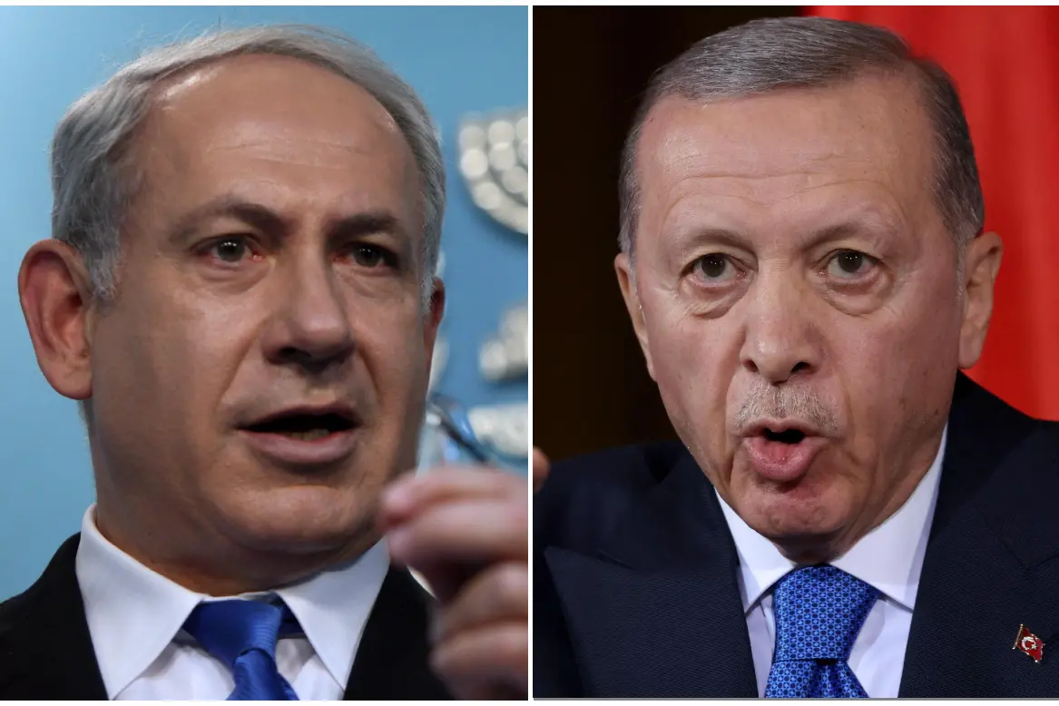 Netanyahu ed Erdogan (foto Ansa)