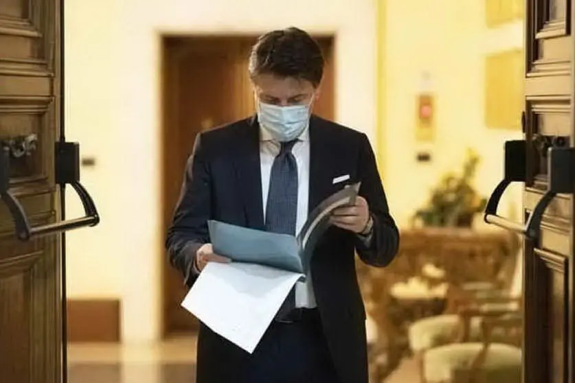 Giuseppe Conte (Archivio L'Unione Sarda)