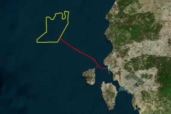 La mappa dell'eolico offshore allegata al progetto