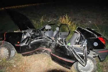 Incidente mortale nella strada Decimoputzu- Villasor - foto Angelo Cucca