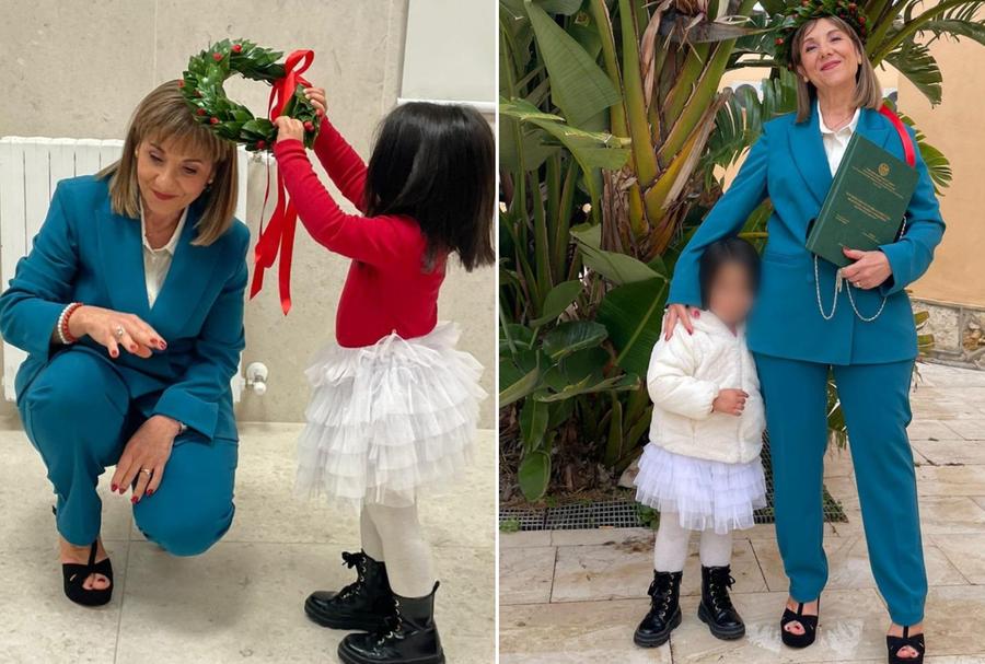 Cagliari, nonna Ornella si laurea: festa con le nipotine Matilde e Celeste