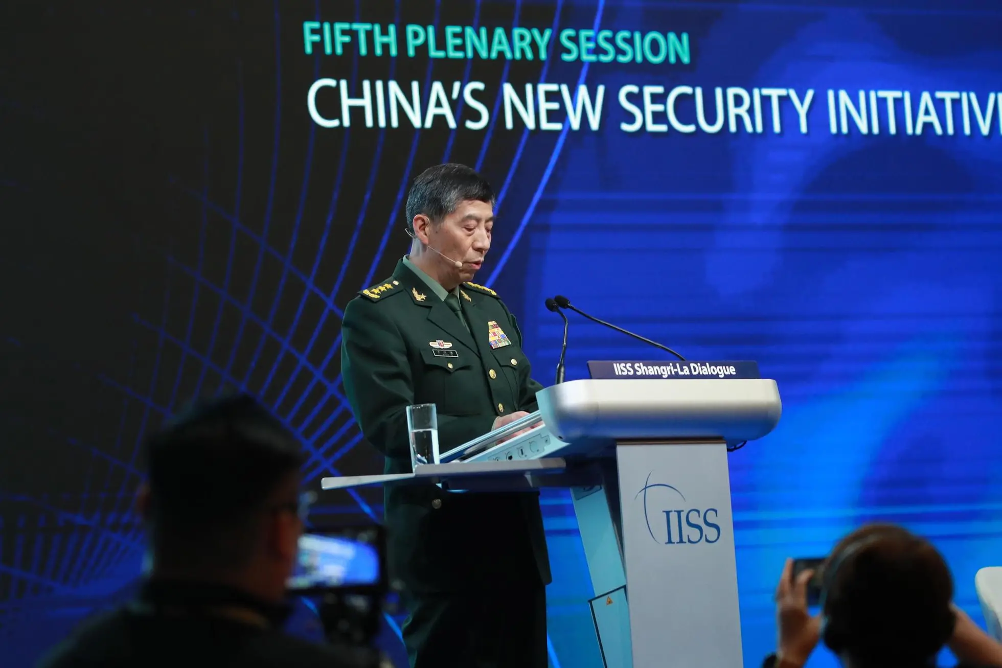 Chinese Defense Minister Shangfu (Ansa)