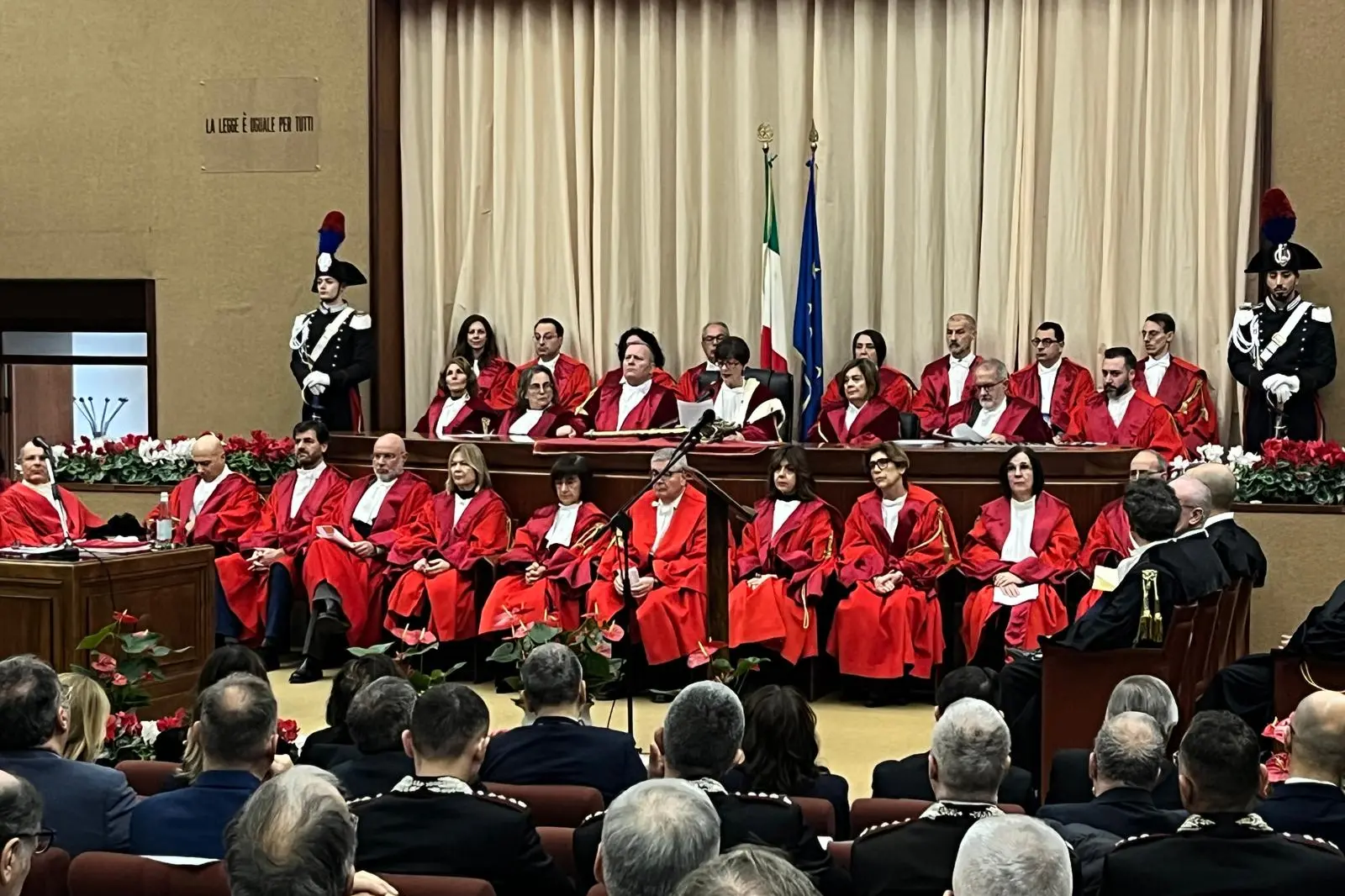 Apertura dell'anno giudiziario a Cagliari (Pinna)