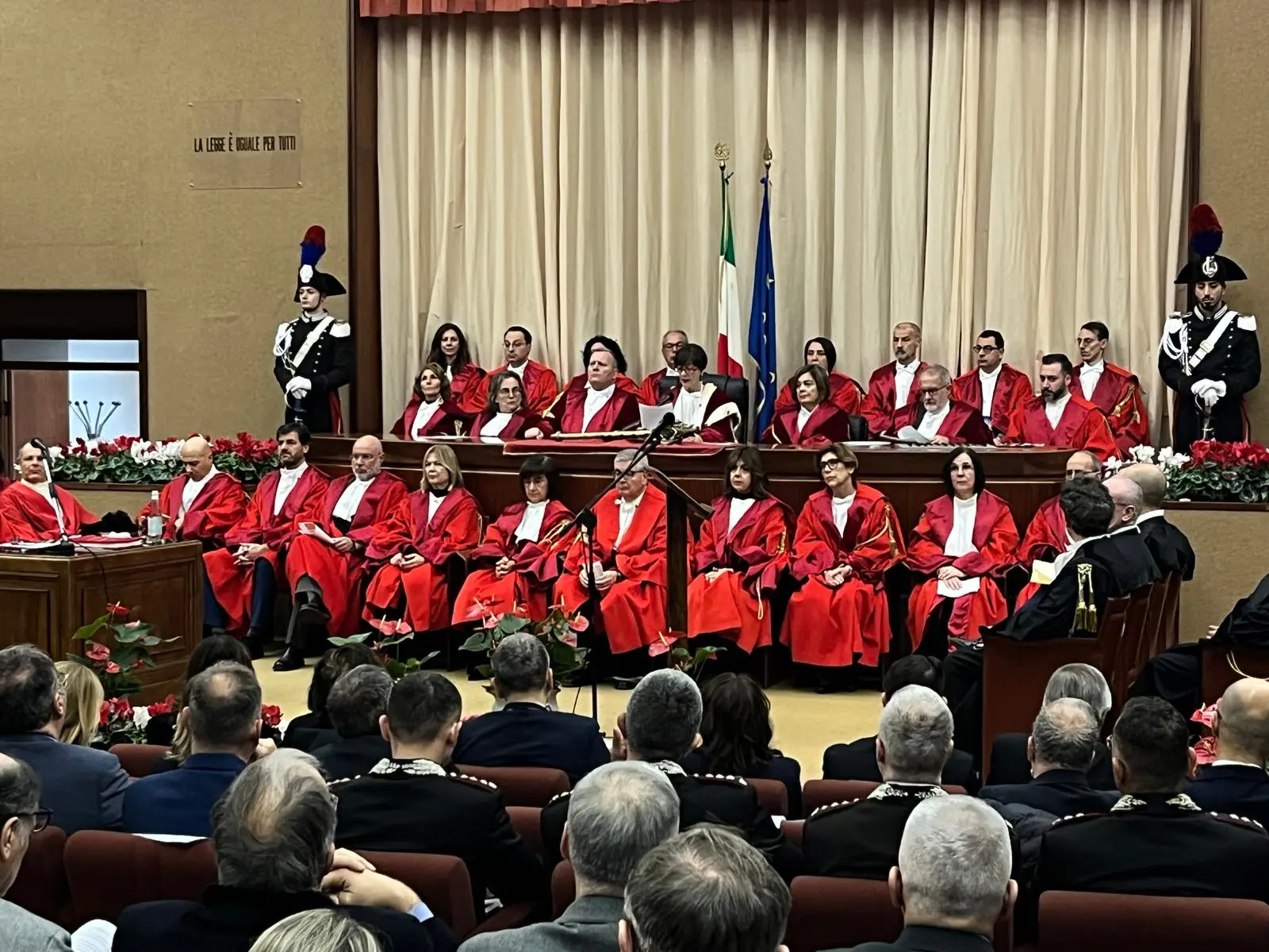 Apertura dell'anno giudiziario a Cagliari (Pinna)