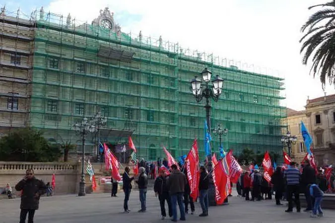 La manifestazione a Sassari