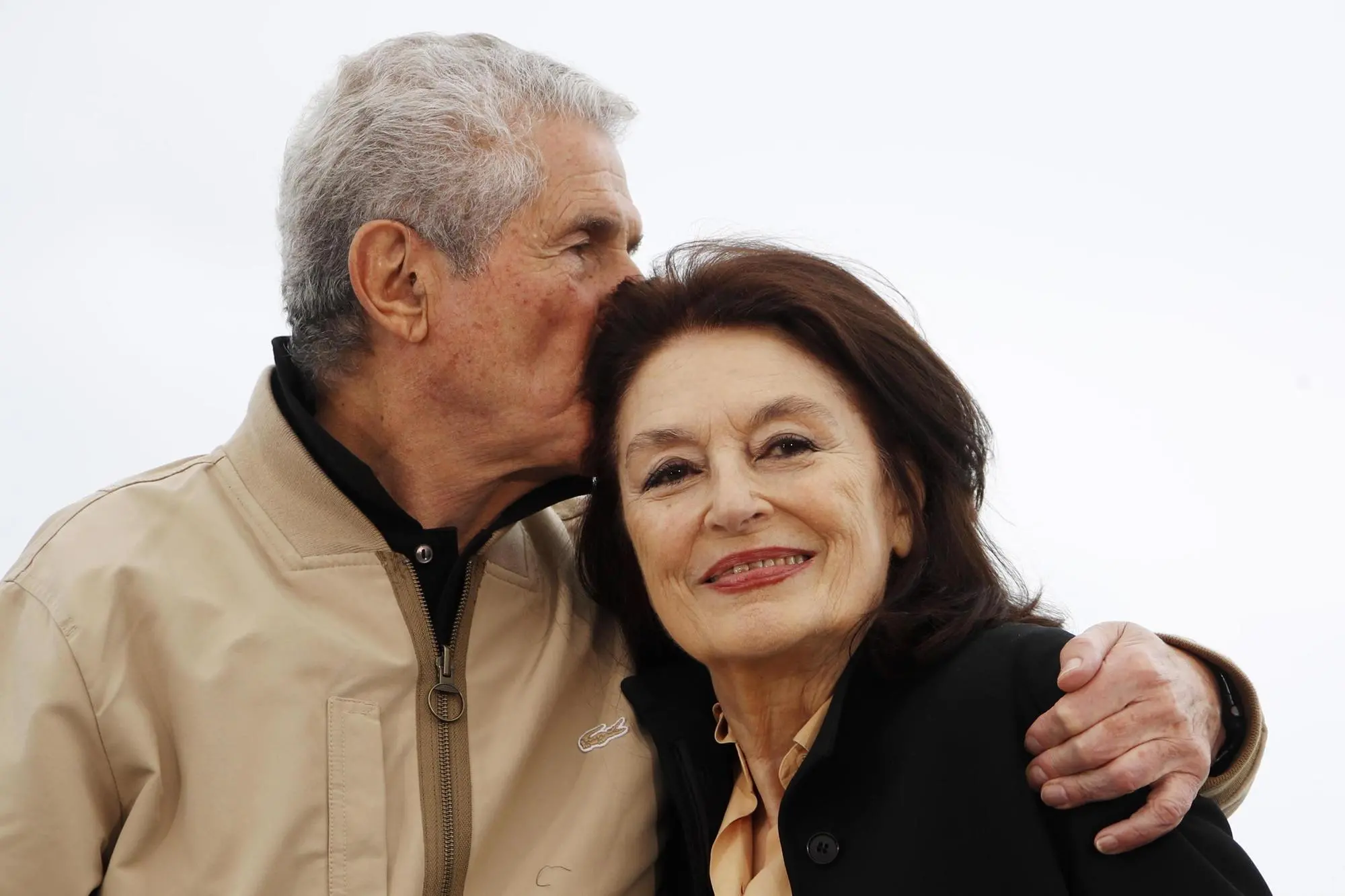 Claude Lelouch e Anouk Aimée (Ansa - Epa)