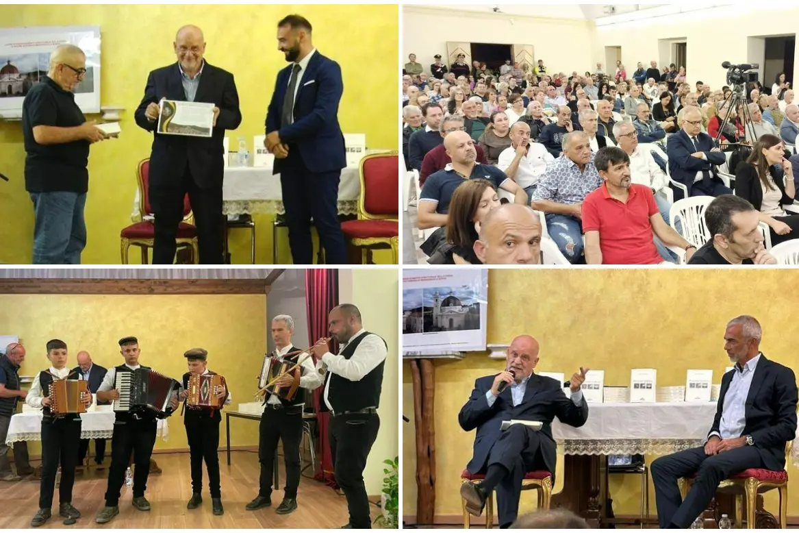 La presentazione a Burcei (foto L'Unione Sarda)