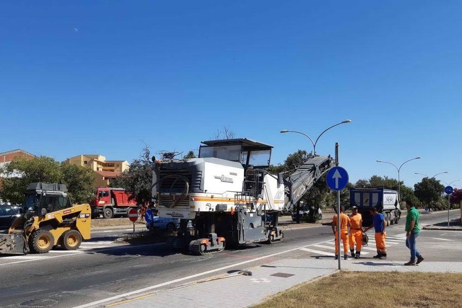 Oristano, lavori da 40mila euro per il nuovo asfalto in centro e a Torregrande