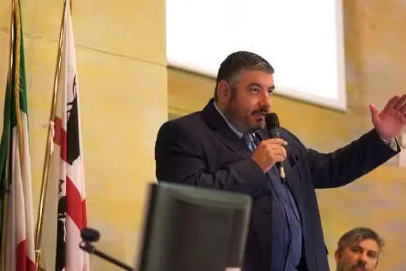L'assessore Quirico Sanna (foto da frame video)