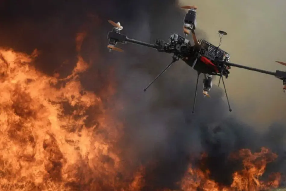 I droni nella lotta agli incendi