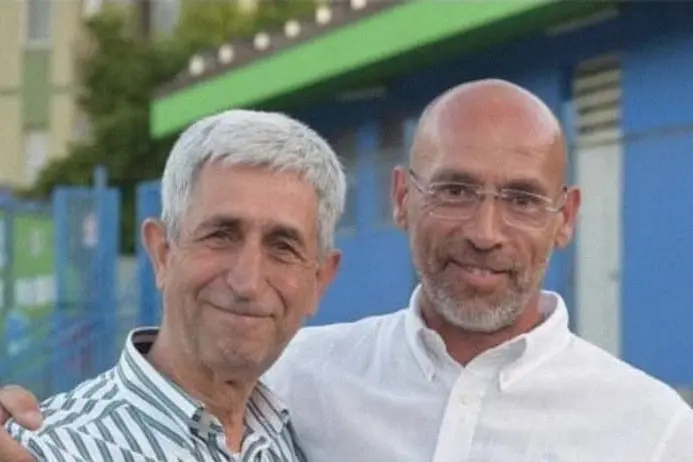 Il presidente Fabio Pittorra e il vice Antonio Pinna (foto Tellini)