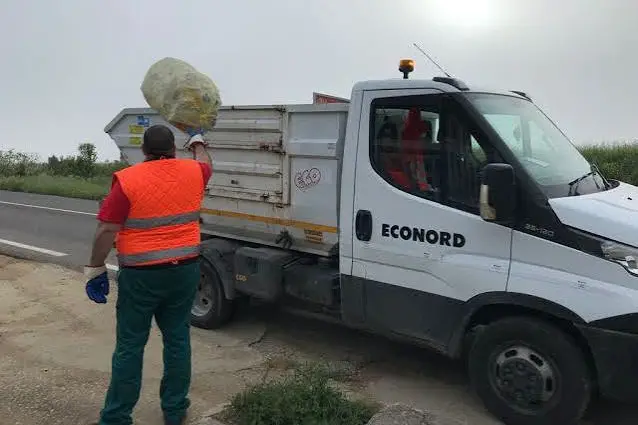 Raccolta dei rifiuti a Santa Teresa di Gallura