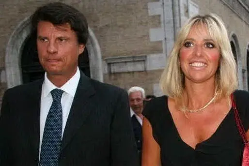 Mauro Floriani e Alessandra Mussolini