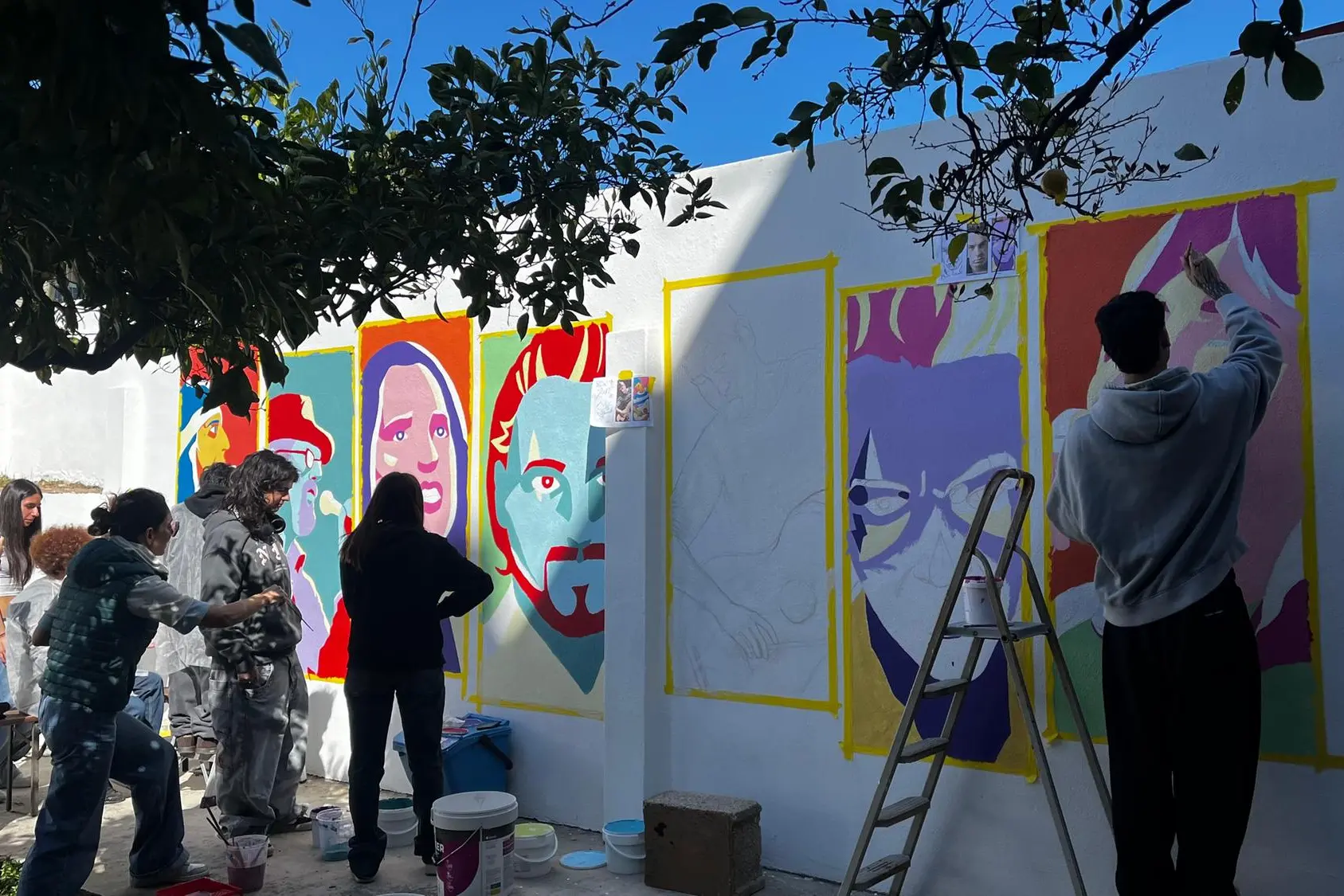 Il murale (foto concessa)