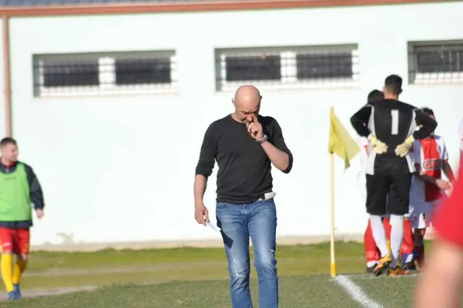 Maurizio Nulchis, allenatore della Tharros