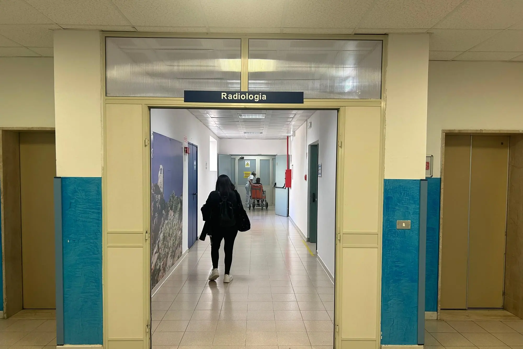 Il reparto di Radiologia dell'ospedale di Lanusei (Secci)