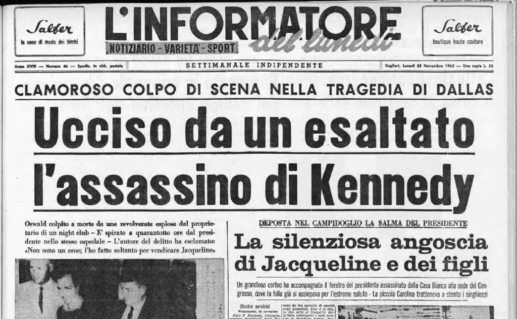 La notizia su L'Unione Sarda