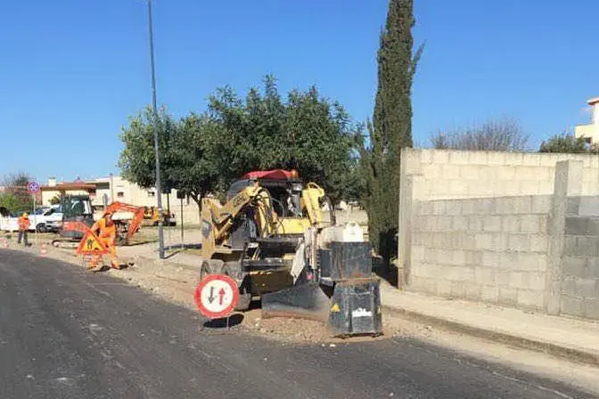 I lavori a Dolianova