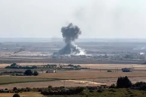 Bombardamenti in Siria (Ansa)