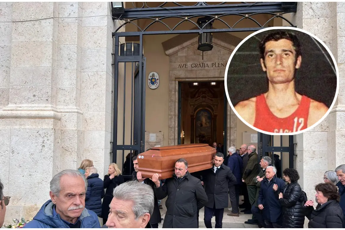 Il funerale di Claudio Velluti