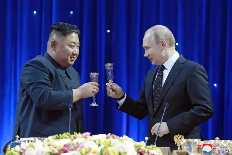 Kim Jong un e Vladimir Putin (Ansa)