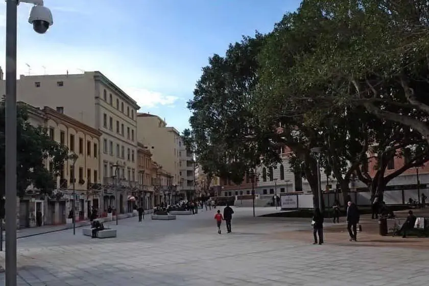 Piazza Garibaldi (Archivio L'Unione Sarda)