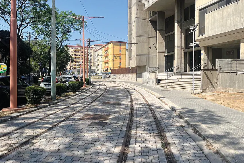 Il tracciato della metro in via Dante