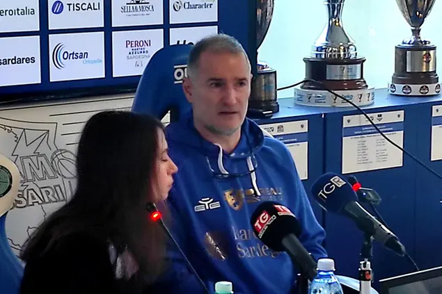 Nenad Markovic, allenatore della Dinamo (foto Marras)