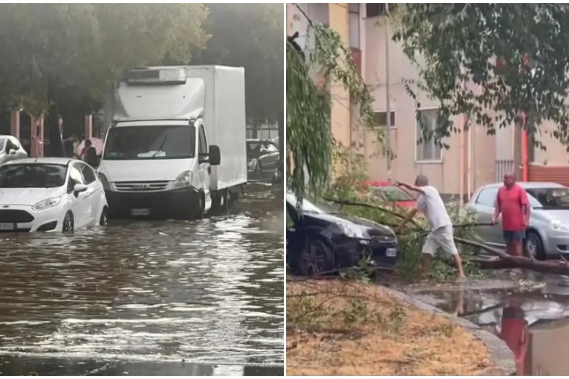 Maltempo a Iglesias (foto Liscia)