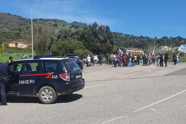 I manifestanti (foto Oggianu)