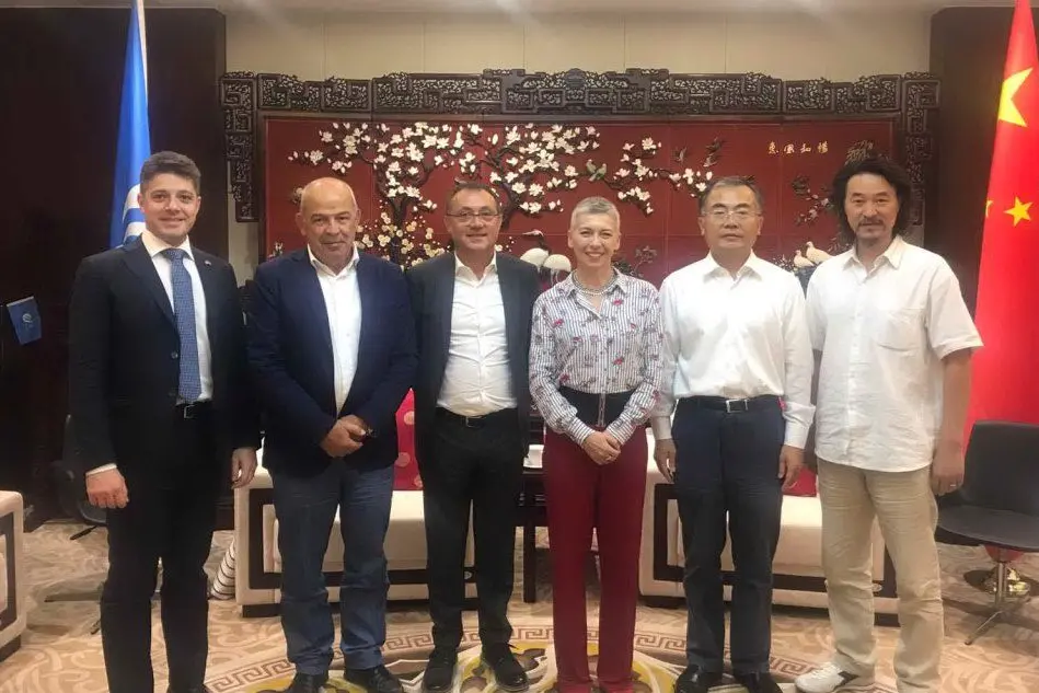 La delegazione del Comune di Olbia in Cina