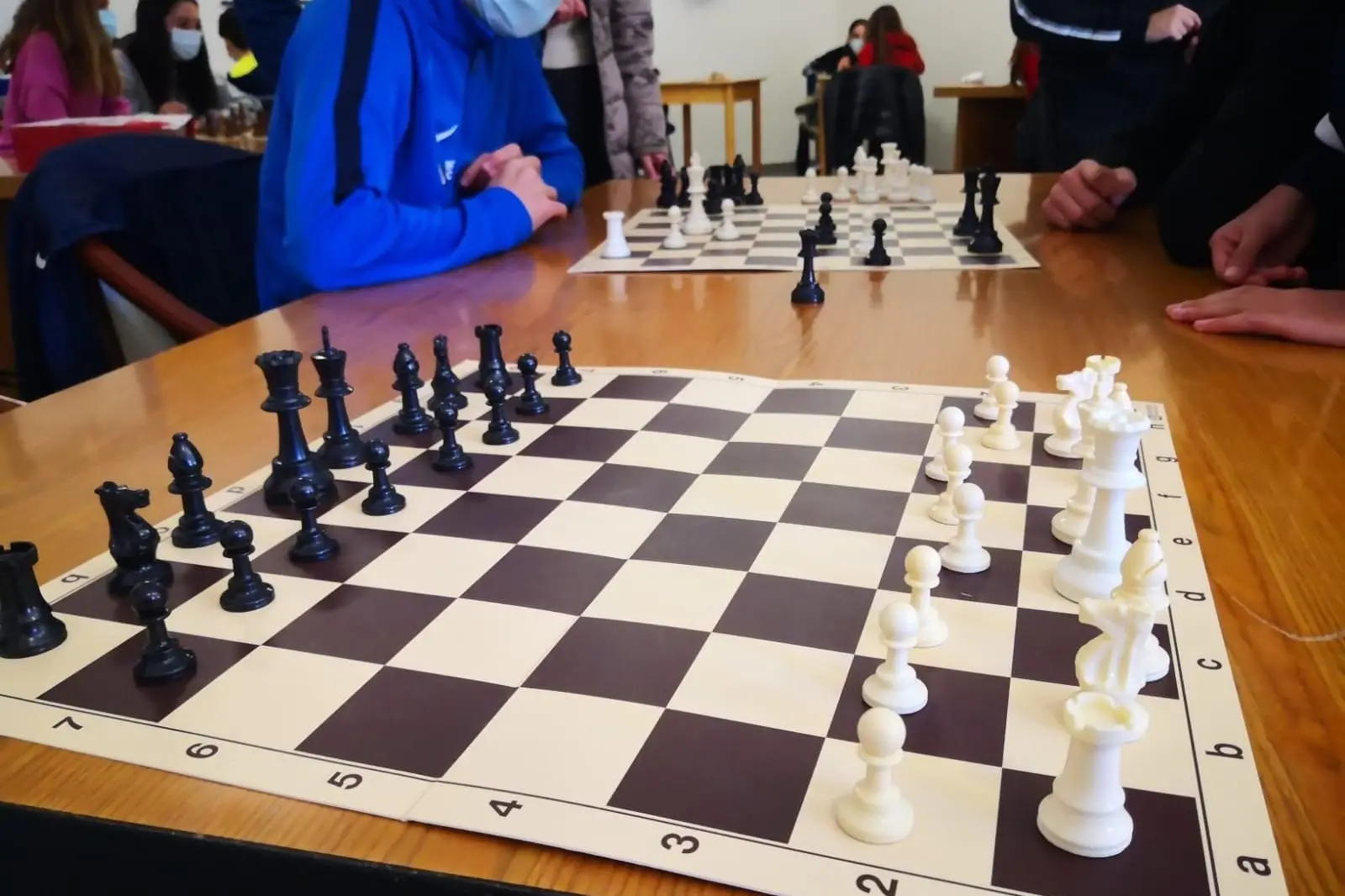 Laboratorio di scacchi (foto del Comune di Nurachi)