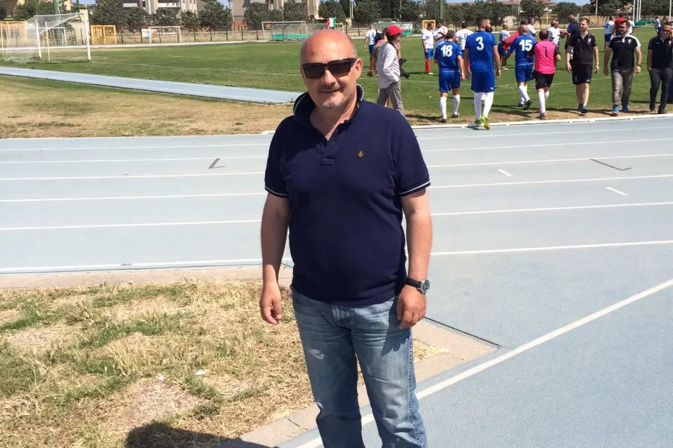 Roberto Ibba, presidente del Bari Sardo