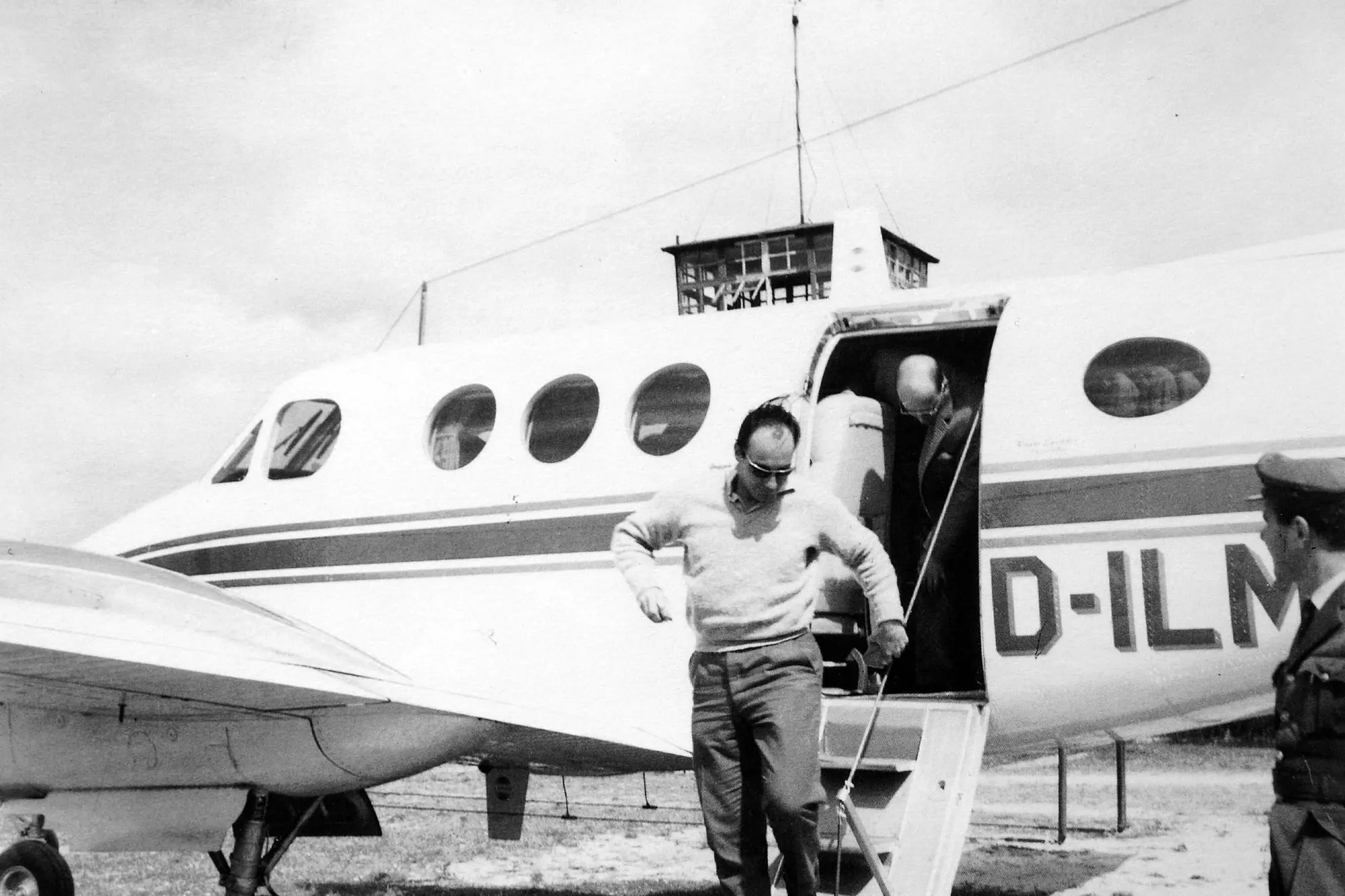 Karim Aga Khan sbarca all'aeroporto di Venafiorita (foto archivio Nello di Salvo @ coast)
