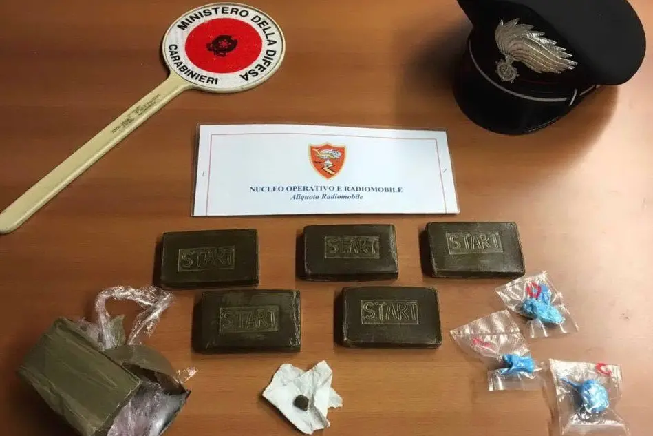 La droga sequestrata
