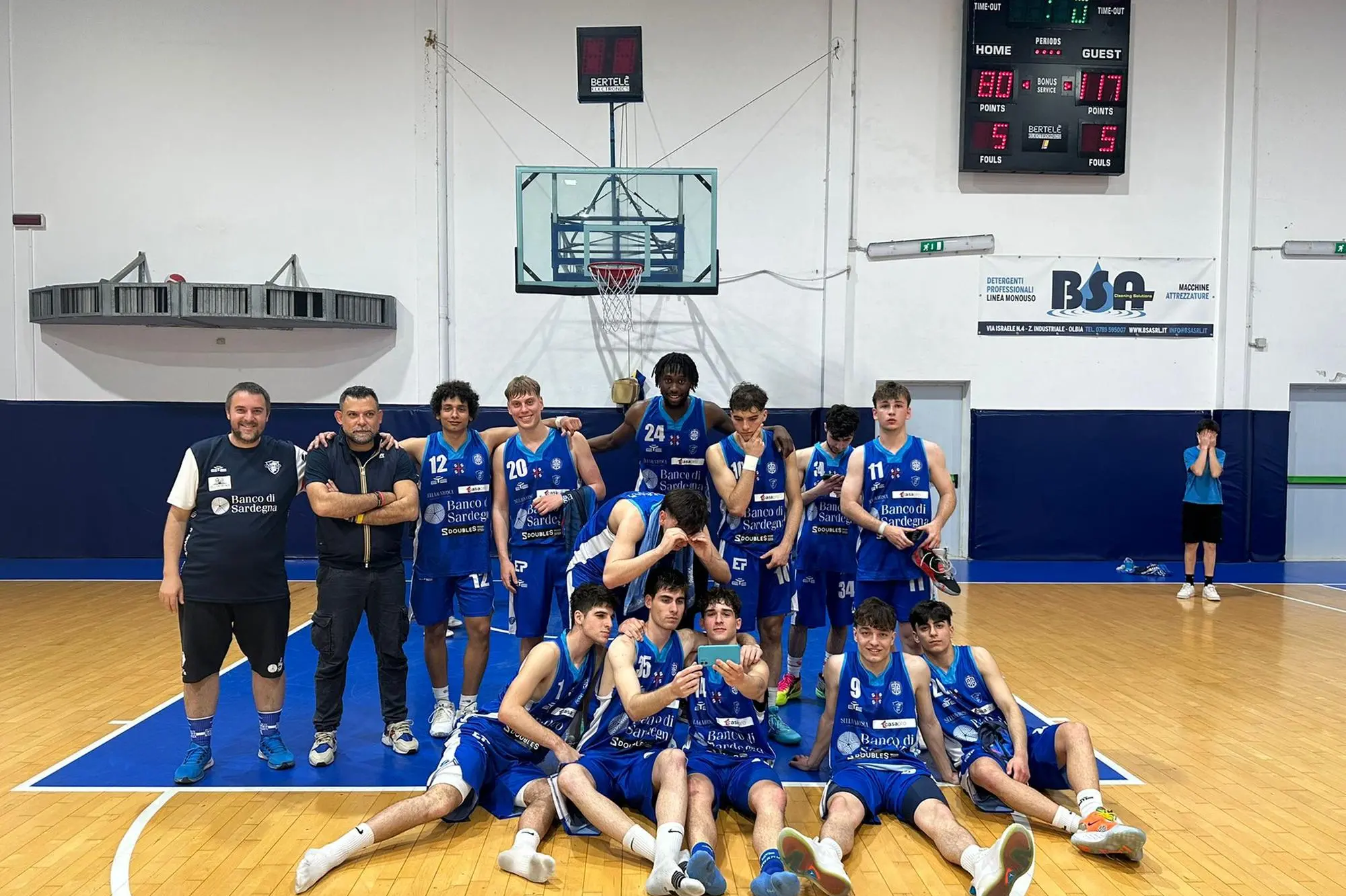 La Dinamo Academy, capolista assieme alla Innovyou Sennori della Serie D Regionale (Foto concessa)